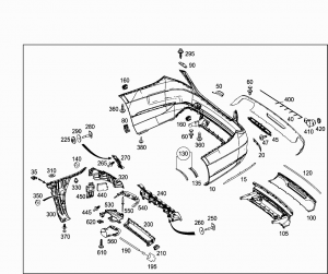 Насадки глушителя Mercedes 6.3 AMG 222 212 204 231